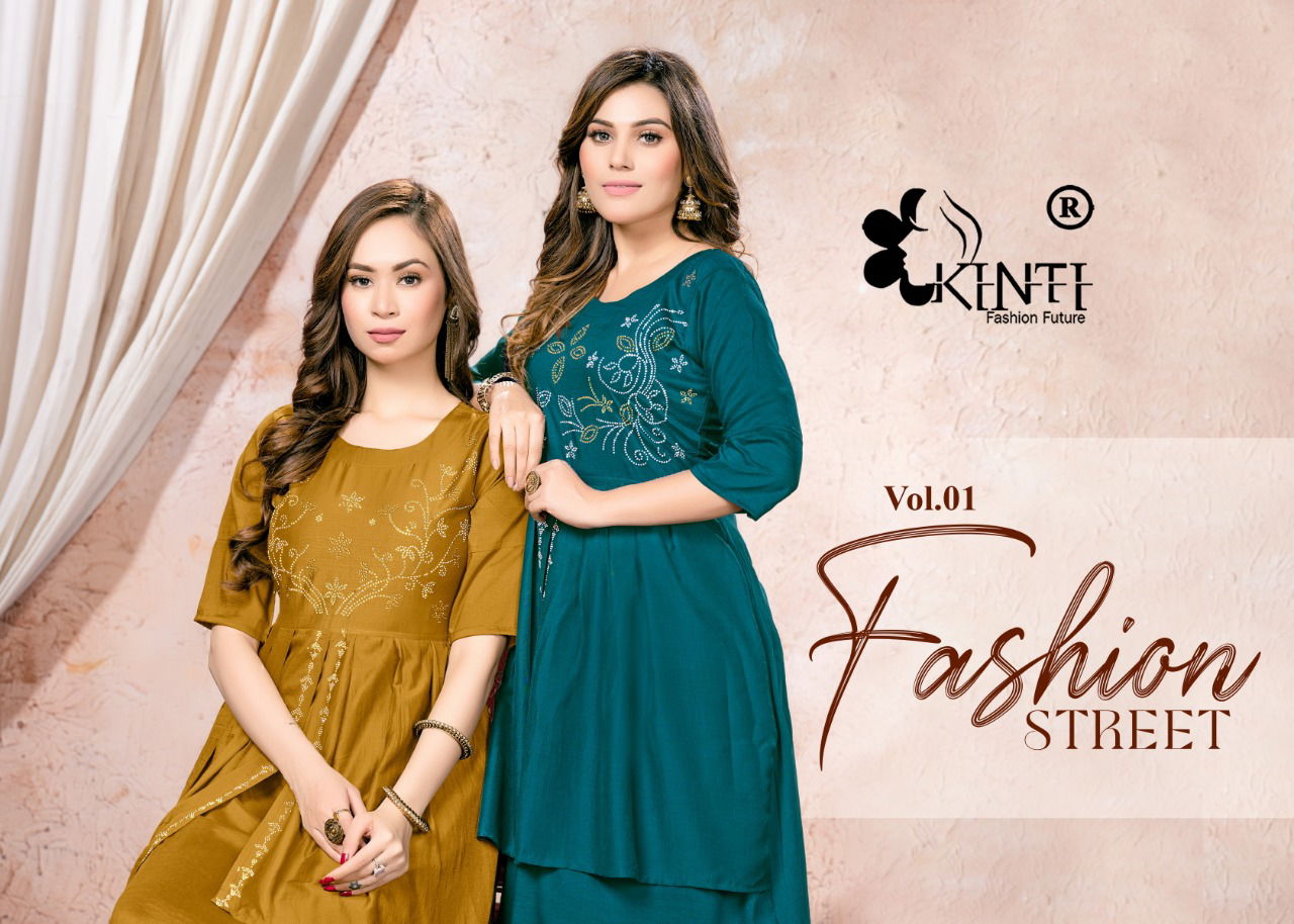 Street Vol 1 By Kinti Fashion Party Wear Kurtis Catalog